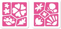 Avenir kit de maquillage princesse fleur - face art créatif pour enfants-3