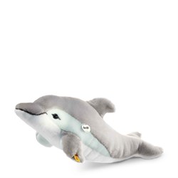 Steiff peluche dauphin Cappy - dauphin en peluche 35 cm gris/blanc