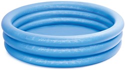 Intex piscine gonflable ronde bleue 168x41cm piscine enfants PVC