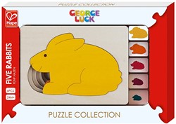PUZZLE CINQ LAPINS EN UN