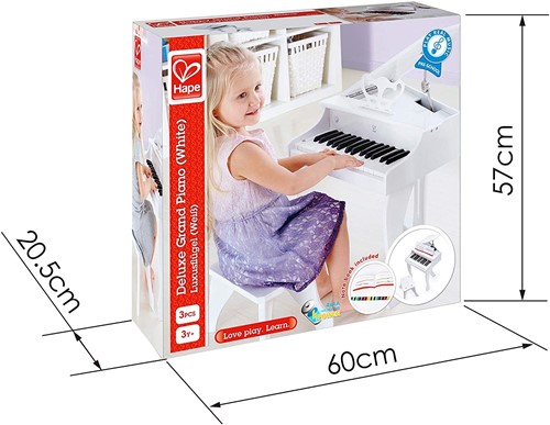 Hape Piano à queue électrique - blanc-3