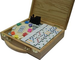 Hot Games Domino Mexican-Train Double 12 Kof. Bois