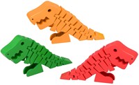 Johntoy jouet dinosaure Flexi Dino T-Rex figurine colorée