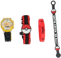 Accutime montre LCD Pokémon coffret cadeau enfant avec accessoires-2