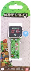 Accutime montre enfant Minecraft LED écran tactile numérique vert