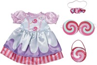 BABY born tenue de poupée robe bonbon colorée 43cm vêtements poupée-3