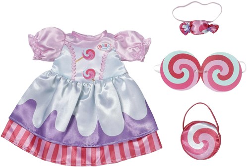 BABY born tenue de poupée robe bonbon colorée 43cm vêtements poupée-3
