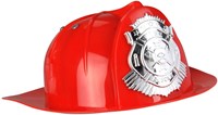 Casque de pompier jouet pour enfants réglable plastique multicolore