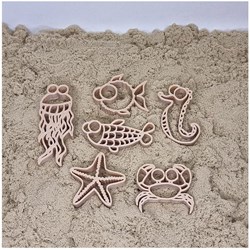 Grennn emporte-pièces animaux marins - jouet éducatif pour pâte à modeler et sable