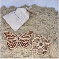 Grennn emporte-pièces papillon et fleur - jouet éducatif multicolore-3