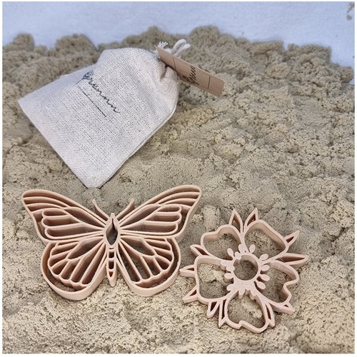 Grennn emporte-pièces papillon et fleur - jouet éducatif multicolore-3