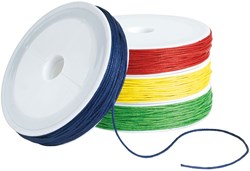 Colorations corde en coton set - 4 couleurs fil ciré 100 mètres créatif