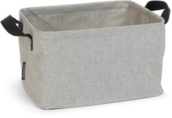 Brabantia panier à linge pliable gris 35L - panier en tissu durable