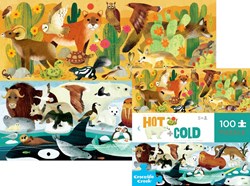 Crocodile Creek puzzle animaux - 100 pièces - jouet éducatif enfant