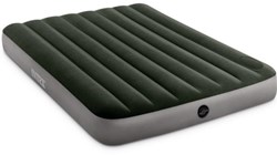 Intex matelas gonflable camping 2 personnes avec pompe 137x191x25cm vert