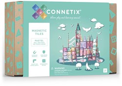 Connetix Briques de chauffage magnétiques Brick Lane Pastel 106 pièces