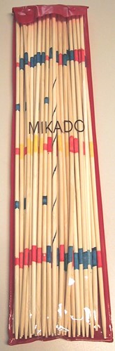 HOT Games Mikado format géant jeu d'extérieur en étui 50 cm bois