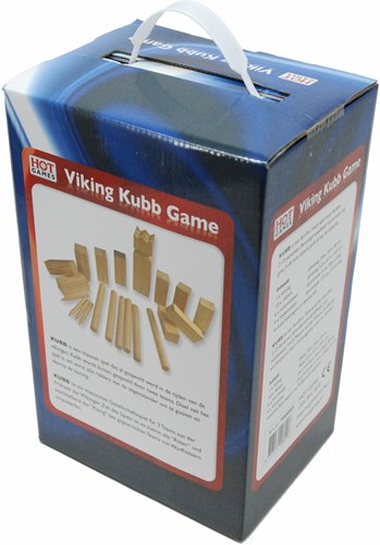 HOT Games Jeu de Kubb en Bois de Pin dans une Boîte Photo-2
