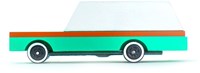 Candylab voiture en bois - voiture de course design vert teal-2