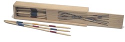 HOT Games Mikado jeu en bois dans boîte 18 cm - Jeu d'adresse