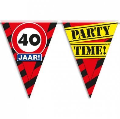 Paperdreams Party Vlag - 40 jaar