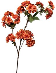 Roberts Collection branche de fleurs artificielles 80cm orange décoration