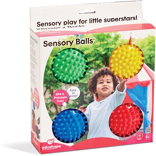 Edushape Ensemble de balles sensorielles pour bébé de 4 - 10cm-2