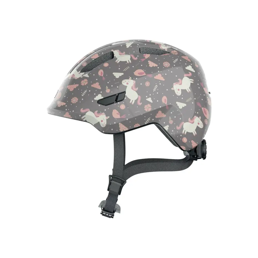 Vedes casque vélo enfant Smiley 3.0 licorne gris 45-50 cm sécurité