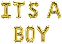Folie ballon slinger - Its a boy