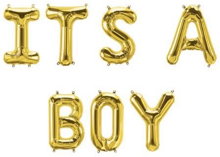 Folie ballon slinger - Its a boy