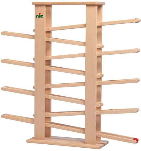 nic circuit à billes jouet en bois multitrack sans pièces de piste 65 cm