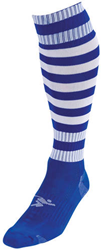 Precision chaussettes de football junior bleu-blanc - Chaussettes sport pro enfants