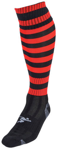 Precision chaussettes de football junior hooped pro noir-rouge 35-39 sport