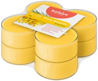 Bolsius bougies chauffe-plat maxi mimosa 8 pièces - longue durée-3