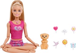 Barbie poupée pleine conscience bien-être méditation avec accessoires et lumière