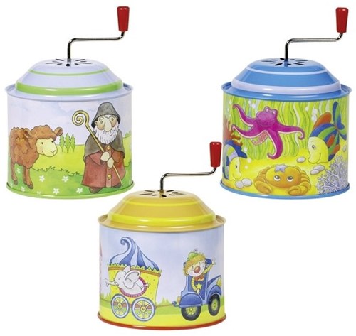 Goki boîte à musique jouet en métal pour enfants avec mélodies-2