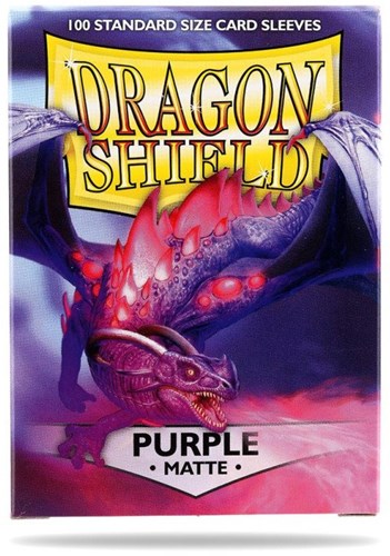 Dragon Shield protège-cartes mat violet 100 pièces cartes à collectionner