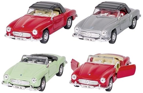 Goki Mercedes-Benz 190SL voiture jouet die-cast 1:36, 12 cm-2
