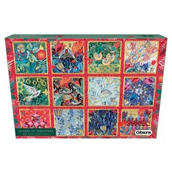 Gibsons puzzle 12 Days of Christmas - 1000 pièces - puzzle de Noël