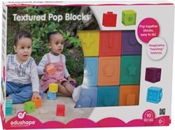 Edushape Blocs Texturés Mix & Match - 9 pièces