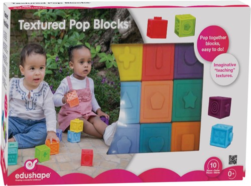 Edushape Blocs Texturés Mix & Match - 9 pièces