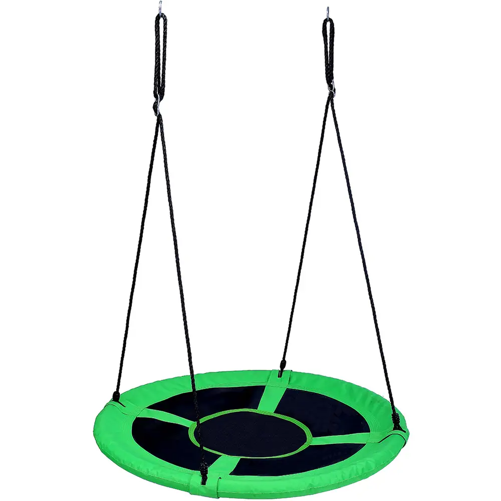 Vedes balançoire nid extérieur verte 90cm cordes réglables jardin