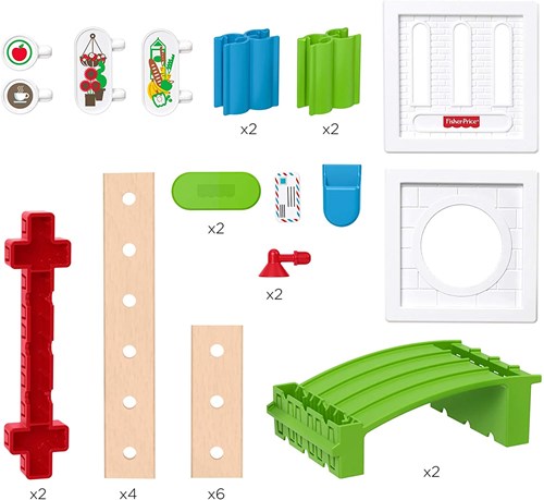 Fisher-Price coffret de construction en bois Wonder Makers set d’extension jeu-2