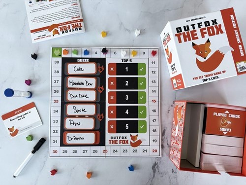 Asmodee jeu de cartes Outfox the Fox - jeu éducatif pour enfants-2