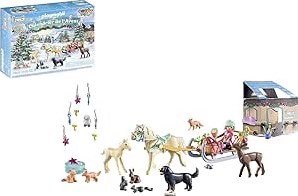 Calendrier de l'Avent de Noël Playmobil - Promenade en traîneau de Noël