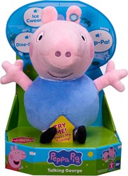 Chillfactor Peppa Pig peluche George jouet doux parlant pour enfants