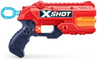 Zuru jouet X-Shot Reflex 6 Blaster avec 12 fléchettes orange-2