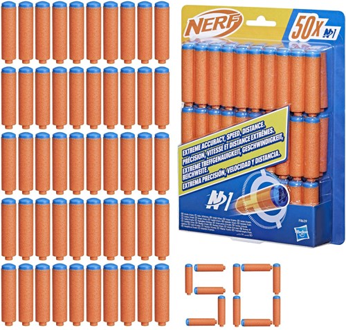Hasbro NERF recharge N1 fléchettes 50 pièces - fléchettes orange pour série N-3