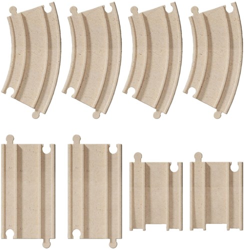 Haba Cars - Set d’extension circuit en bois jouet 8 pièces-2