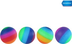 Gametime ballon de football arc-en-ciel plastique 21cm jouet coloré